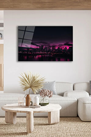 Dekoratif Duvar Tablosu Temperli Cam Tablo 72 x 46 cm