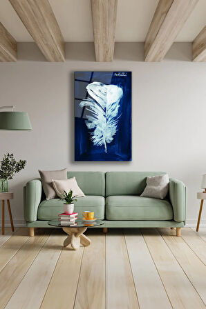 Dekoratif Duvar Tablosu Temperli Cam Tablo 72 x 46 cm