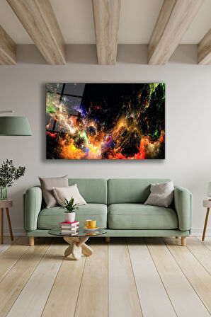 Dekoratif Duvar Tablosu Temperli Cam Tablo 72 x 46 cm