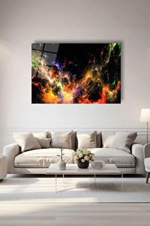 Dekoratif Duvar Tablosu Temperli Cam Tablo 72 x 46 cm