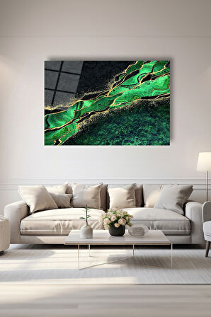 Dekoratif Duvar Tablosu Temperli Cam Tablo 72 x 46 cm