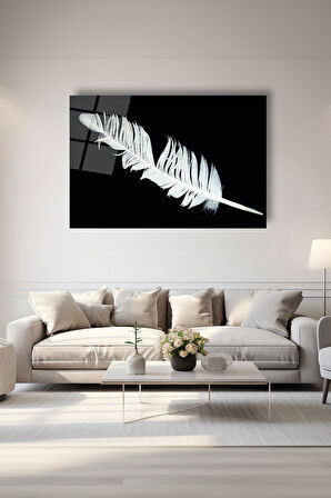 Dekoratif Duvar Tablosu Temperli Cam Tablo 72 x 46 cm