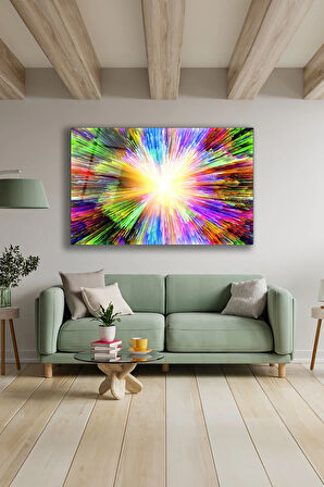 Dekoratif Duvar Tablosu Temperli Cam Tablo 72 x 46 cm