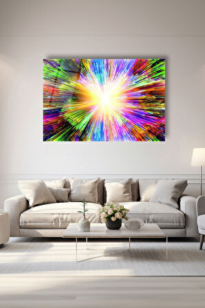 Dekoratif Duvar Tablosu Temperli Cam Tablo 72 x 46 cm