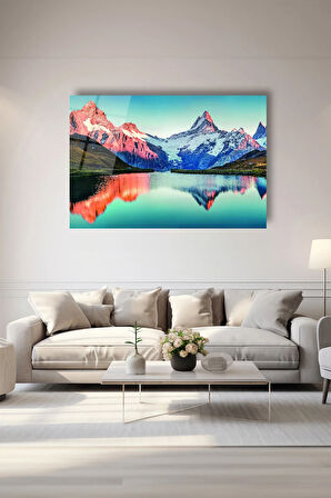 Dekoratif Duvar Tablosu Temperli Cam Tablo 72 x 46 cm