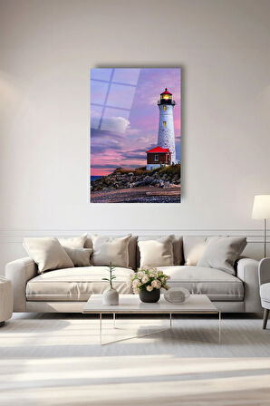 Dekoratif Duvar Tablosu Temperli Cam Tablo 72 x 46 cm