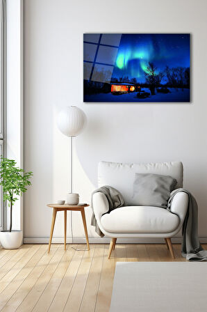 Dekoratif Duvar Tablosu Temperli Cam Tablo 72 x 46 cm