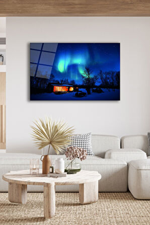 Dekoratif Duvar Tablosu Temperli Cam Tablo 72 x 46 cm