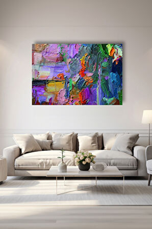 Dekoratif Duvar Tablosu Temperli Cam Tablo 72 x 46 cm