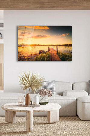 Dekoratif Duvar Tablosu Temperli Cam Tablo 72 x 46 cm