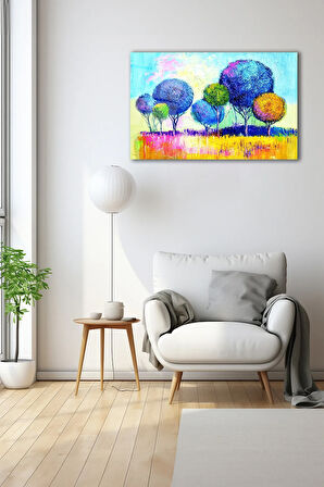 Dekoratif Duvar Tablosu Temperli Cam Tablo 72 x 46 cm