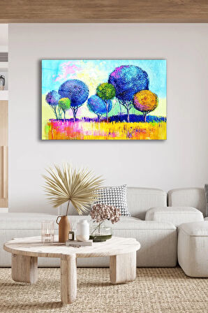 Dekoratif Duvar Tablosu Temperli Cam Tablo 72 x 46 cm