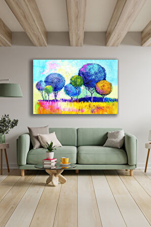 Dekoratif Duvar Tablosu Temperli Cam Tablo 72 x 46 cm