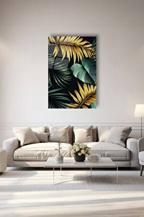 Dekoratif Duvar Tablosu Temperli Cam Tablo 72 x 46 cm