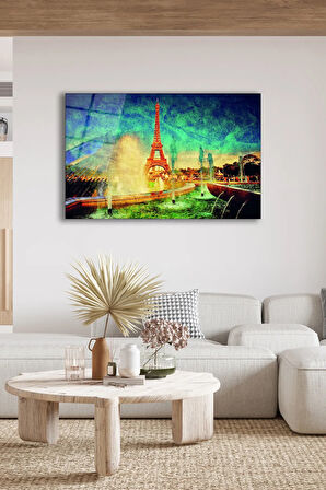 Dekoratif Duvar Tablosu Temperli Cam Tablo 72 x 46 cm
