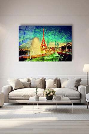 Dekoratif Duvar Tablosu Temperli Cam Tablo 72 x 46 cm