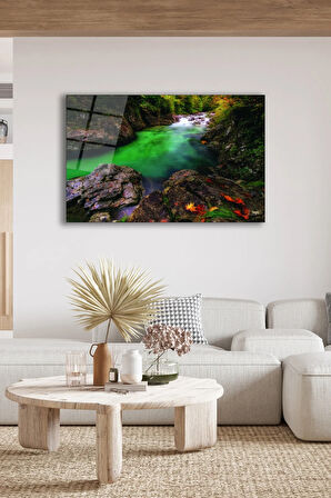 Dekoratif Duvar Tablosu Temperli Cam Tablo 72 x 46 cm