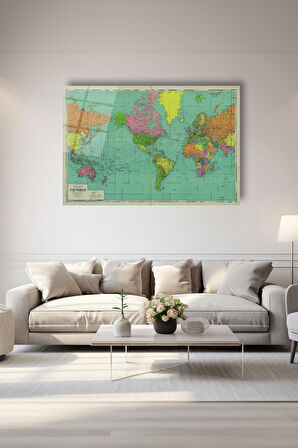 Dekoratif Duvar Tablosu Temperli Cam Tablo 72 x 46 cm