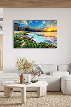 Dekoratif Duvar Tablosu Temperli Cam Tablo 72 x 46 cm