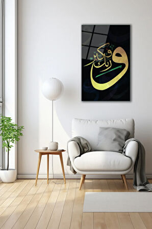 Dekoratif Duvar Tablosu Temperli Cam Tablo 72 x 46 cm