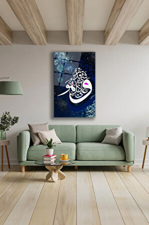 Dekoratif Duvar Tablosu Temperli Cam Tablo 72 x 46 cm