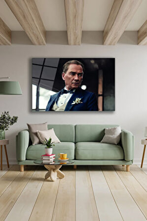 Dekoratif Duvar Tablosu Temperli Cam Tablo 72 x 46 cm