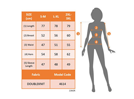 Kadın Uzun Kollu Yuvarlak Yaka Salaş Iki Iplik Bluz
