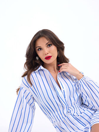 6813 ELBİSE-BALTİMORE ÇİZGİLİ