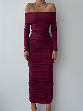 Dakota Drapeli Elbise