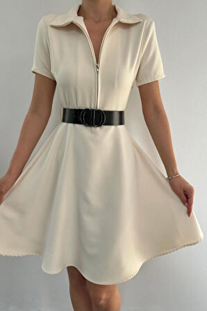 Kemik Kemerli Spor Elbise