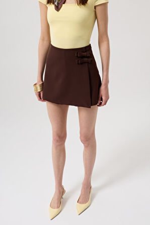 Fiyonk Detay Mini Etek