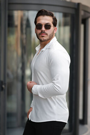 Erkek Fitilli Uzun Kollu Gömlek