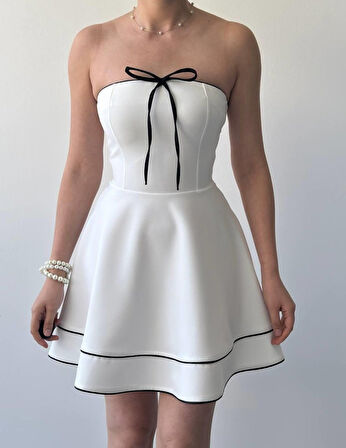 Yuna Straplez Elbise