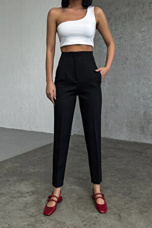 Yüksek Bel Pensli̇ Pantolon