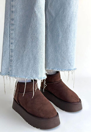 Linne Kahverengi Süet Bot