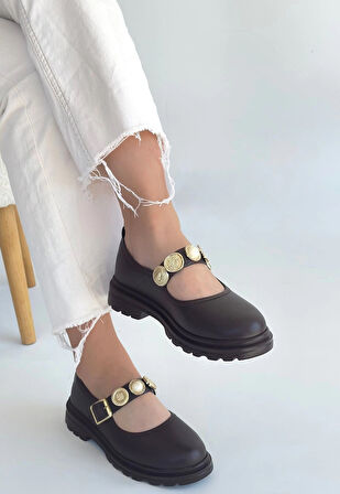 Okira Kahverengi Cilt Oxford Ayakkabı