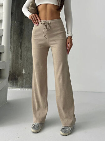 Fit comfort bej salaş pantolon A6011