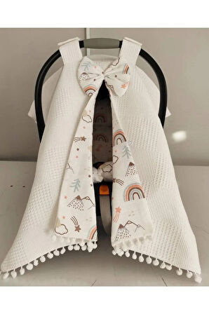 %100 Pamuk Çok Amaçlı Pamuk Puset Örtüsü & Minderi