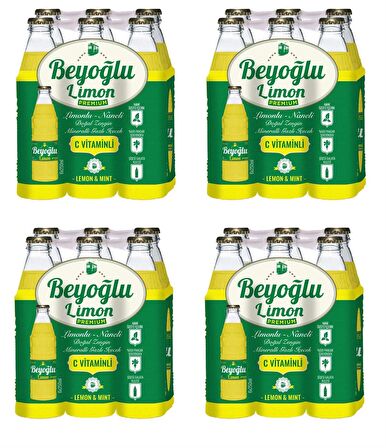 Beyoğlu Gazozu Limonlu  250 Ml X 24 Adet