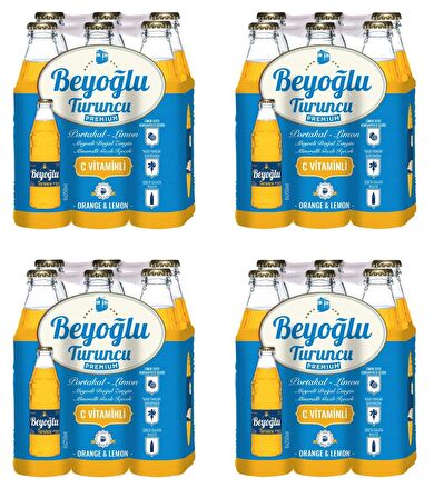 Beyoğlu Gazozu Turuncu 250 Ml X 24 Adet