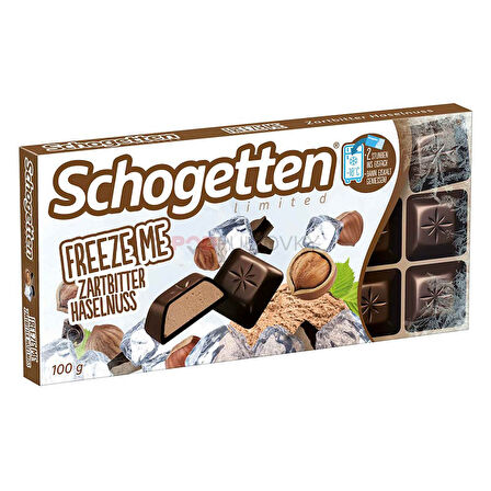 Schogetten Freeze Me Dark Chocolate Hazelnut Çikolata 100 gr 