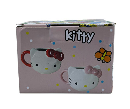 Porselen Kedi Kitty Kupa