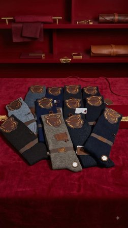 PRO BOUTİQUE STYLE ULUDAĞ LAMBSWOOL (YÜN) ERKEK ÇORAP; ASORTİ 12'Lİ PAKET; DİKİŞSİZ