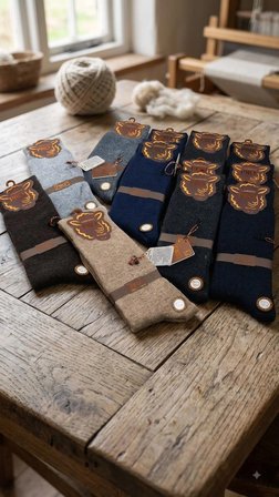 PRO BOUTİQUE STYLE ULUDAĞ LAMBSWOOL (YÜN) ERKEK ÇORAP; ASORTİ 12'Lİ PAKET; DİKİŞSİZ
