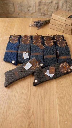 PRO BOUTİQUE STYLE İZLANDA LAMBSWOOL (YÜN) ERKEK ÇORAP; ASORTİ 12'Lİ PAKET; DİKİŞSİZ