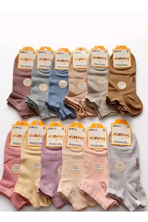 UNİSEX MODAL PATİK; DİKİŞSİZ/SOFT YIKAMA/KOKULU; (36-40)