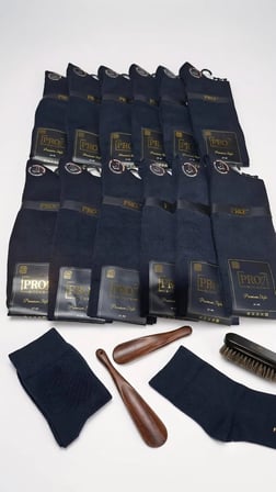 PRO PREMİUM STYLE ARHAVİ HAVLU TABAN PENYE ERKEK ÇORAP; ASORTİ VEYA TAMAMI SİYAH 12'Lİ PAKET; DİKİŞSİZ