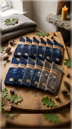 DÜNDAR ERKEK LAMSWOOL (YÜN) ÇORAP; KIŞLIK; DİKİŞSİZ/SOFT YIKAMA/KOKULU; ASORTİ 12'Lİ PAKET; (40-44)