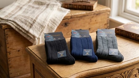 MOSAİC ERKEK YÜN SOKET ÇORAP; KIŞLIK; ASORTİ 12 Lİ PAKET  (41-45)