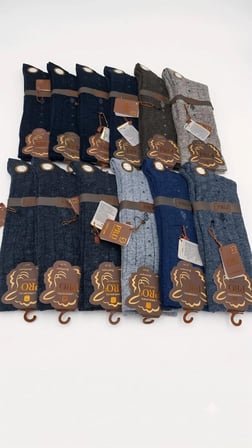 PRO BOUTİQUE STYLE BEKTAŞ LAMBSWOOL (YÜN) ERKEK ÇORAP; ASORTİ 12'Lİ PAKET; DİKİŞSİZ